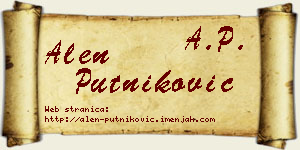 Alen Putniković vizit kartica